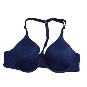 NWOT Victoria's Secret Racerback Semi Demi Bra, Periwinkle